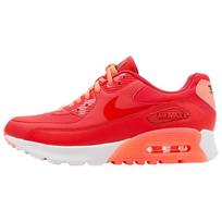Nike Air Max 90 Ultra Low top Training Running Shoes Women's Red 724981-602 38.5