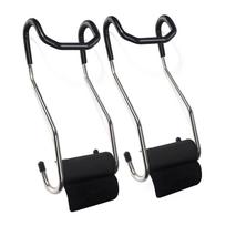1Pair Dumbbell Spotter Hook Barbell Attachments Portable Heavy Power Dumbbells Rack Attachments for Dumbbell Benches Press 1