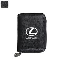 For Lexus Driver License Holder PU Leather Card Bag For Car Driving Documents Business ID Passport Card Wallet Car Accessories