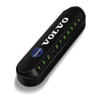 For Volvo V40 V50 S40 S80 XC60 S90 XC90 S60 C40 V60 XC70 C30 V90 Auto Styling Temporary Parking Card Number Holder Plate Decor juoda