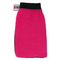GLMR Works Tan Eraser Spray Tan Remover Exfoliating Mitt Glove - Pink & Black | Reusable Fake Tan Remover Recommended By Salon Professionals