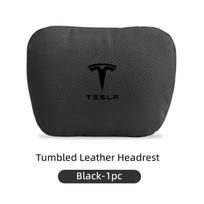 Automobilio interjero sėdynės galvos atramos kailinė kaklo pagalvėlė juosmens atramos priedai Tesla Model 3 Model S Model X Model Y Roadster