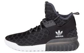 Adidas Tubular X Primeknit 'Core Black Carbon' B25591 38⅔
