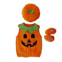Party Cloth Accessories Halloween Costume With Hat and Bag Pumpkin Costume Party Masquerade Cloth 90