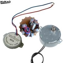 Variklis 49TYJ 220V 4W Kablys Polius Nuolatinis Magnetas Plokščias Jungties Sinchroninis Variklis Besisukančiai Galvai Ventiliatoriaus Variklio Dalys Elektrinio Ventiliatoriaus Variklis 1PCS