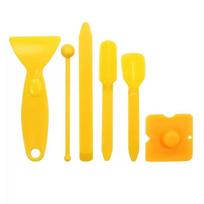 Ceramic Tile Silicone Edge Grout Remover Smooth Caulking Plastic Corner Angle Scraper Wall Gap Cleaner Seam Construction Tool geltona