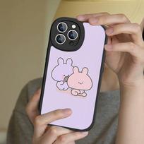 Cartoon Cute Asamimichaan Phone Case For IPhone 16 15 14 11 12 13 Pro Max Plus Back Leather Shell 12 pro max