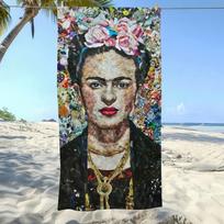 Towel Beach Quick Dry Pool Camping K-KahloS-ES Art Towels Travel F-FridaS-ES Soft Gift Gym Shower Sports W30*H60(CM)