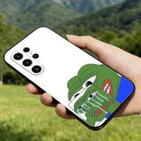 Funny P-Pepe Frog Sad Phone case For Samsung Galaxy A56,36,26,16,76,55,35,25,15,54,34,24,14 Soft Silicone Black Cover 15 Samsung A42 5G