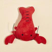 Interactive Lobster Design Pet Grinding Teeth Squeak Plush Toy Durable and Fun Cartoon Animal Stuffed Toy