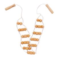 Wood Back Massage Roller Lymphatic Drainage Wood Therapy Massage Tool For Neck Leg