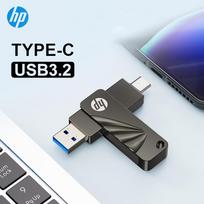 HP X762C USB3.2 OTG Type c metal usb flash drive 64GB/128GB/256GB for pc smartphone tablet 64GB