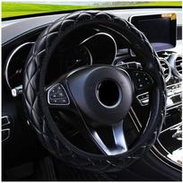 Vairo užvalkalas Krištolinė karūna Vairo užvalkalai Automobilio salono aksesuarai PU oda Automobilio stilius 37-38 cm skersmens Universalus