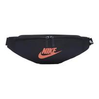 Nike Heritage Polyester Sling Bag Crossbody Bag Fanny Pack Regular Unisex Black Orange Casual BA5750-050