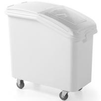 Container catering trolley for loose products, sugar, groats, rice on wheels 81 l Hendi 877913