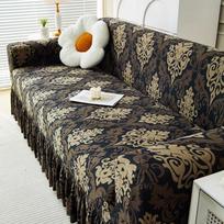 Universal European Style Skirt Sofa Cover  All Season Universal Fabric Summer Sofa Cover  One Piece Sofa Cushion with Sandpaper 90-140cm
