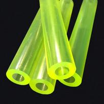 1 vnt. Ilgis 500 mm Poliuretano tuščiaviduris vamzdelis PU plastiko vamzdelio strypas Amortizatorius Jaučio sausgyslės strypas OD16-55mm ID 6-30mm OD x ID x Length