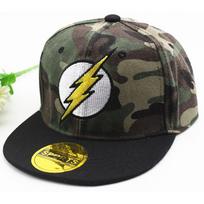 Vaikams Berniukams Mergaitėms Animacinis Siuvinėjimas Kamufliažas Reguliuojamas Hip Hop Beisbolo Kepuraitė Camouflage lightning 48-53CM#1