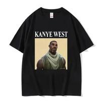 Funny Kanye West Meme TShirt Mens Vintage Fashion Hip Hop Rap Style Tshirt Men Women Short Sleeve T Shirt Streetwear S