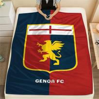 Genoa CFC spausdinimo flanelės pledas, Aukštos kokybės, Patogus visais metų laikais, Namų dekoras, Šiluma ir komfortas, Puikiai tinka Kalėdų dovanoms28 80cm x 120cm
