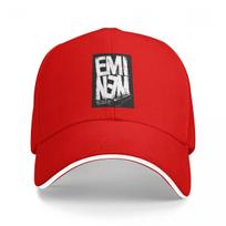 Eminem Print Slim Shad Baseball Caps Snapback Baseball Hats Breathable Casual Casquette Outdoor for Men And Women One Size