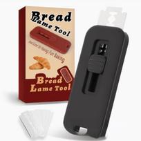 Self-attaching Storage Base Dough Scoring Slicer Sourdough Baking Accessories Black -Square