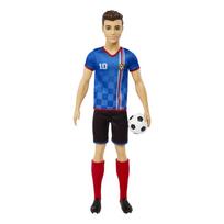 Barbie Soccer Doll Ken Colorful (Cropped Hair, #10 Uniform)