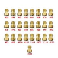 25 vnt. M6 karbiuratorius pagrindinių purkštukų rinkinys, skirtas Derotto PHBN/PHVA (Dydžiai 55#-115#) Details Page