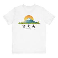 Japanese Mount Fuji Graphic T Shirts Woman Man Mountain Climbing Enthusiast High Quality Cotton Tsirht Japan Lovers Tops S