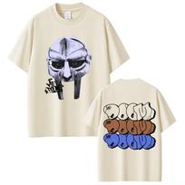 Rapper Mf Doom Album Madvillainy Graphic T-shirt Men Women Hip Hop Fashion Vintage T-shirts Male Casual Cotton Oversized T Shirt S juoda