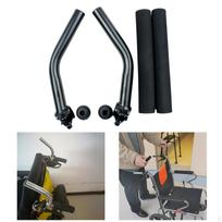 Vežimėlio rankenų prailgintuvai Patogūs metaliniai greito atleidimo spaustukai senjorams Hole 2.22cm Black