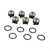 6 Pieces High Pressure Pump Washer Head Repair Kit with O Rings Seal Oil Check Valves Easy to