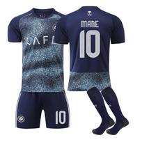 2025-26 Al-Nassr išvykos #10 MANÉ Sportinio treniruočių komplektas su kojinėmis Paaugliams Vaikams Suaugusiems Individualus pavadinimas Futbolo aprangos rinkiniai 16