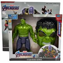 Hulko figūrėlių rinkinys su kauke Keršytojai Vaikams Žaislas + 3D kaukė