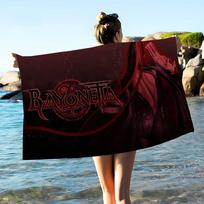 Game Bayonetta Microfiber Beach Towel Absorbent Quick Dry Soft Yoga Swimming Resort Mountain Climbing Towel W40*H60(CM)