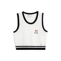 Li Ning X League Of Legends Collaboration Pool Party Series Color Blocked Knitted Tank Top Women tops Off-White AMVT024-1 S
