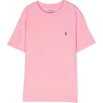 Polo Ralph Lauren Kids T-Shirt Round Neck Logo Print Short Sleeve Kids Tops Pink 323832904-137 L