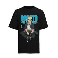 Boruto Naruto Uzumaki Anime Sasuke Ninja Vyriški marškinėliai ekologiškos medvilnės S