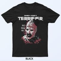 Terrifier Distressed Art the Clown Graphic Horror Movie T-Shirt 4XL