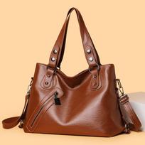 Women's Large Capacity Tote Bag - Crossbody, Autumn/Winter 2023, Retro Versatile High-End Shoulder Handbag One Size