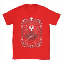 Hollow Knight Silksong Medžiotoja T-shirt vyrams Medvilniniai Naujoviški T-shirtai Apvalus Kaklas Marškinėliai Trumpomis Rankovėmis Drabužiai Didelis Dydis S