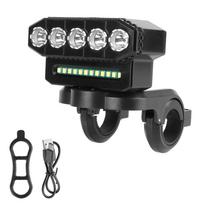 LED Headlight Waterproof 6 Modes Lighting Bicycle Lights Rechargeable Motorcycle Spotlights Universal Portable 8/5 LED 20/12 SMD