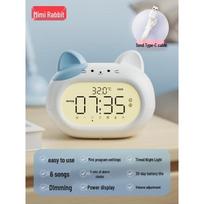 HANDUNYOU Little Blue Cat Smart Alarm Clock