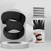 Plus Size Shock-Absorbing Knee Pad with Patella Strap for Men & Women Large [180-220 lbs]