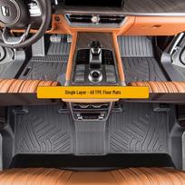 Tank 500 Floor Mats: Fully Enclosed, All-Season, TPE for 5/7-Seater New Energy Models Tank 500/2022-2026/Fuel