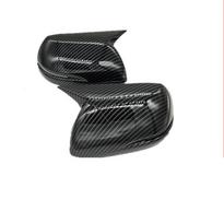 For Honda Civic 9Th 12-15 Carbon Fiber Look Ox Horn Rear View Side Mirror Cap Us