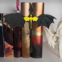 Knygos įdėklas „Dragon Book Insert“ Ketvirtasis sparnas Dvigubo drakono knygos įdėklas 3D žymeklis Reikmenys Rankų darbo dekoratyviniai knygų atramos Lentynos dekoras 1pc