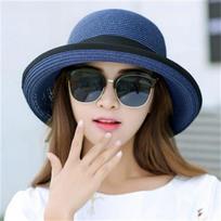 The new hat girl summer summer small fresh sun hat sun protection UV protection versatile sun hat seaside beach hat Default size