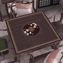 Sound-Dampening Anti-Slip Mahjong Table Mat - Wear-Resistant, Water-Absorbent, Home Game Room Accessory 70*70cm