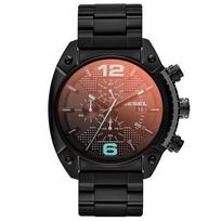 Dyzelio DZ4316 Juodas Overflow Chronograph Vyriškas Laikrodis 49mm juoda
